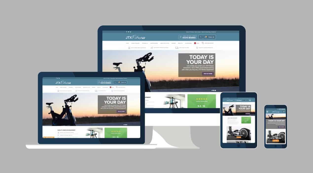 JTX Fitness Responsive Redesign